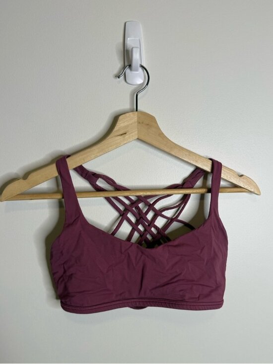 lululemon athletica Other - Lululemon free to be bra purple red burgundy size 8